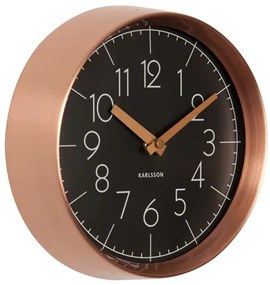 Nástenné hodiny KA5580BK Karlsson, Convex 22cm