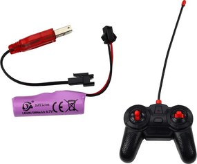 LEAN Toys Diaľkovo ovládané pretekárske auto RC 1:12, strieborné, svetlá a zvuky