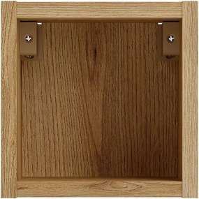 Závěsný horní koupelnový regál Nova 83-20-20 dub coast evoke