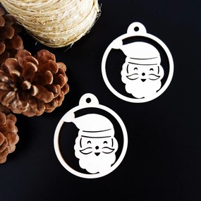 SENTOP | Vianočné ozdoby z dreva a plastu, Vianočné dekorácie drevené , drevené doplnky PR0063-Wooden decorations