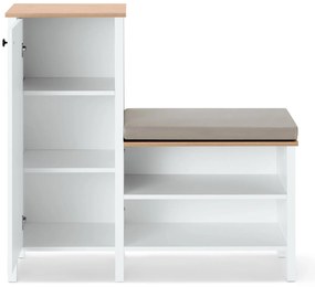 Lavička s priehradkou na topánky