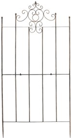 2x Mriežka na popínavé rastliny Paula - 180 x 85,5 cm - Bronzová