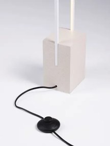 Moderná stojaca lampa Lithos Biela