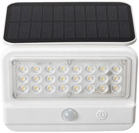 Rabalux 77090 - LED solárne nástenné svietidlo FLAXTON LED/7W/3,7V IP54 biele