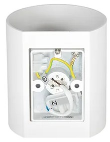 Moderná nástenná lampa biela - Sabbio