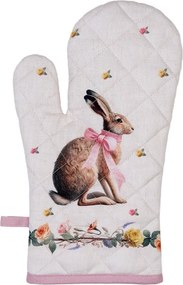 Chňapka - rukavice zajac s kvetmi Easter Whispers Collection - 18 * 30 cm