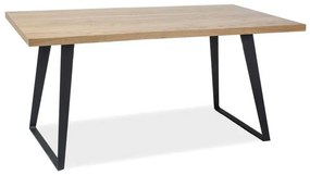 Jedálenský stôl Signal FALCON LITY 150 dub/čierna