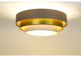 Stropné svietidlo TRINITI 2xE27/60W/230V hnedá/zlatá/béžová