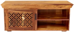 furniture-nabytek.cz - Rustikálny stolík pod tv z masívneho dreva palisander 120x45x50
