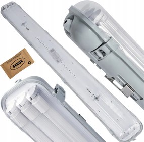 SADA Hermetická LED lampa 120cm 54W 5400lm 4000K + 3x Prémiové LED trubice
