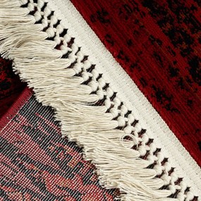 Dywany Łuszczów, Kusový koberec Orient 5820 vínový, 100x200, červená, kancelária