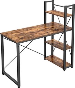 XXXLutz PÍSACÍ STÔL, hnedá, čierna, 120/60/120 cm Boxxx - Online Only kancelárie - 002543000107