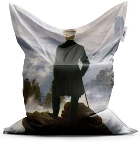 Sablio Sedací vak Pútnik nad morom hmly - Caspar David Friedrich - 200x140 cm