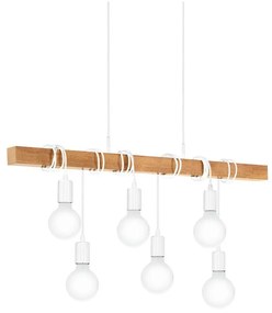 Eglo 33165 - Luster na lanku TOWNSHEND 6xE27/60W/230V EG33165