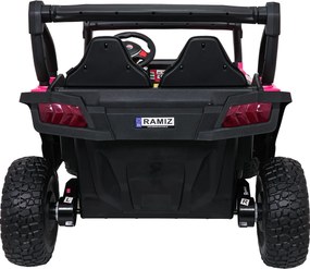 Ramiz Elektrická bugina Gravity pre deti ružová + pohon 4x4 + diaľkové ovládanie