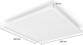 Philips - Stlmiteľné LED stropné svietidlo Hue AURELLE LED/39W/230V 60x60 cm biele