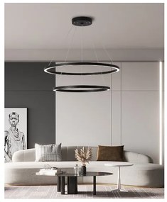 Immax NEO 07158-B80-60 - LED Stmievateľný luster FINO LED/93W/230V Tuya čierna + DO