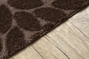 Kúpeľňový koberček SUPREME LINES kamienky, hnedý