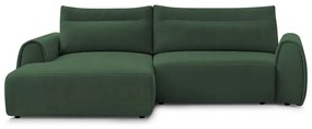 Tmavozelená rohová pohovka Aden – Bobochic Paris