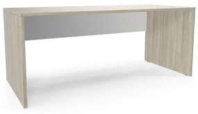 Kancelársky stôl Viva, 180 x 80 x 75 cm, rovné vyhotovenie, dub oyster/biela