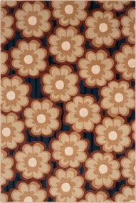 Koberec Agnella Isfahan Dahlias medený