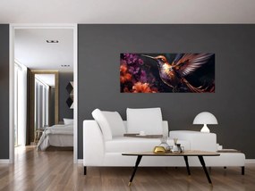 Obraz - Kolibrík (120x50 cm)
