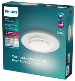 Philips- LED Stmievateľné stropné svietidlo GARNET SCENE SWITCH LED/30W/230V 4000K