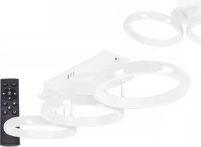 LED stmievateľné stropné svietidlo LED/30W/230V 3000-6500K biela Wi-Fi Tuya + diaľkové ovládanie