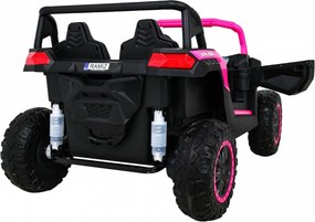 Ramiz Buggy ATV Racing pre 2 deti Ružová + pohon 4x4 + diaľkové ovládanie + pomalý štart + MP3 LED