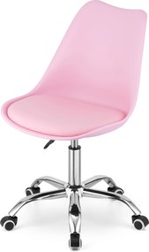 Bestent Kancelárska stolička ružová škandinávsky štýl BASIC
