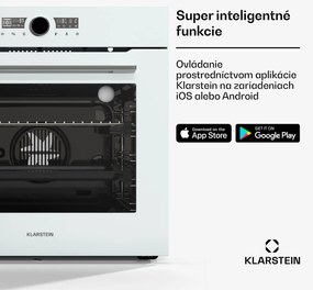 Klarstein Illuminosa inteligentná rúra, ovládanie pomocou aplikácie, Energetická účinnosť A+, Kapacita 73 L, 11 Funkcií