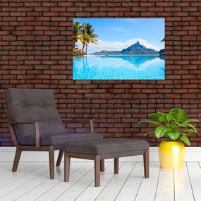 Obraz - Palmy a pláže (90x60 cm)