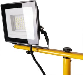 LED reflektor so stojanom 2xLED/30W/230V 6500K IP65 žltý