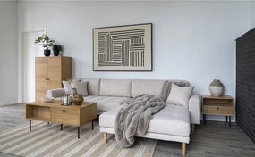 Skrinka v dekore duba v prírodnej farbe 80x130 cm Kyoto – House Nordic