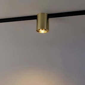 Moderné 1-fázové koľajnicové bodové svetlo zlaté - Rondoo Up