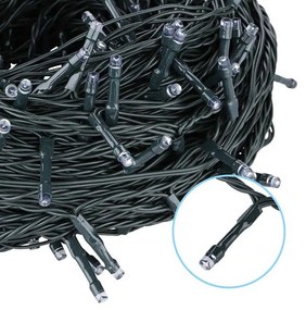 LED reťaz vo voliteľnej veľkosti - s 120 ks LED teplá biela