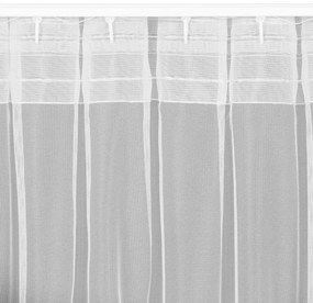 Biela záclona na flex páske TONIA 290x170 cm