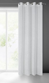 ZÁCLONA NA KRÚŽKOCH LEXY 140X250 CM BIELA