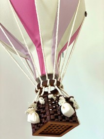 Dekoračný balón levanduľová / ružová - M-33cm x 20cm