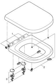 GROHE 39462000 - WC súprava EURO CERAMIC 67,5 x 37,4 x 77,4 cm keramika/biela