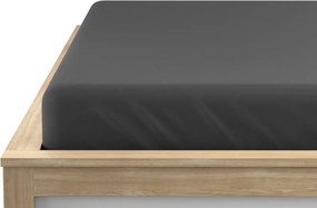 Jersey plachta BASIC tmavo sivá 90 x 200 cm