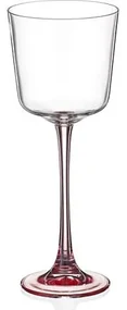 Crystalex svietnik Lucy red 220 mm