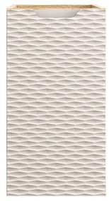 Závěsná koupelnová skříňka Ocean 30 cm dub olejovaný/béžová