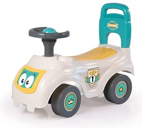Dolu Odrážedlo auto s opěradlem, bílá