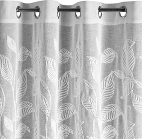 ZÁVES NA KRÚŽKOCH HOLI 140X250 CM LISTY