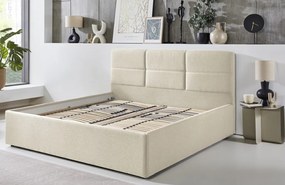 Posteľ Domango 180x200 cm, béžová látka