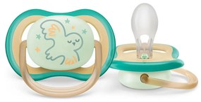 Dojčenský cumlík Ultra air Night Avent 0-6 mesiacov chlapec, vel. 0-6 m