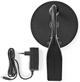 Nedis LTLGQ4M2BK - Stm. lampa s bezdr. nabíjaním Qi LED/5,5W/230V 2700-6500K