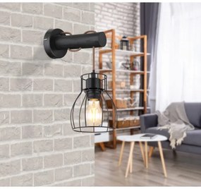 Globo 15326NWB - Nástenné svietidlo MINA 1xE27/40W/230V