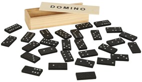 KIK Drevené domino rodinná hra + krabica